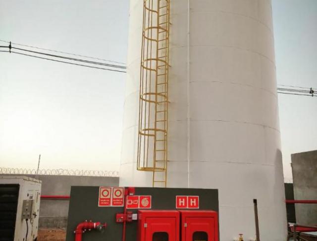 HIdrantes e Reserva técnica de 230 Mil m³ de àgua